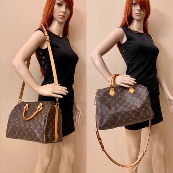 ❤️‍🩹SOLD❤️‍🩹 LOUIS VUITTON Speedy 30 Monogram Bandouliere Shoulder Bag (DU1152) - Picture 12 of 12